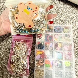 Assorted Jewelry Making Supplies Plus The Kit